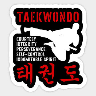 Taekwondo Martial Art Sticker